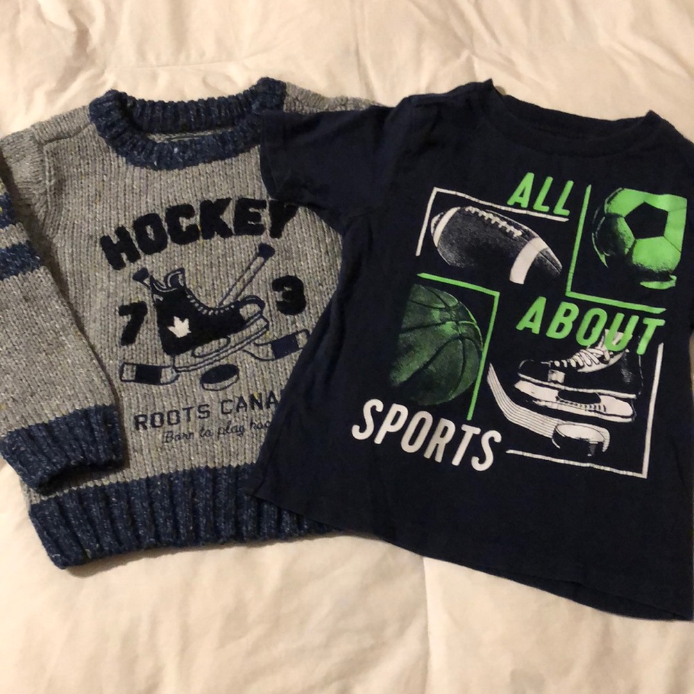 Roots kids and The Children’s Place size 2T